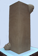 Opposite Attracts <br/>Size 18"*13"*31" <br/>Medium: Clay (later converted in cement)