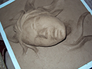 Me <br/>Size 18.5"*20"*6" <br/>Medium: Clay (later converted in plaster of paris) 