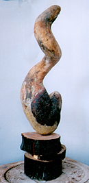 Growth 2 <br/>Size:  11"*11"*26"<br/>Medium:   Wood  