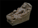 Dreamy Sleep <br/>Size 4"*2"*3" <br/>Medium: Clay (used real cloth to get realistic impression in mould)
